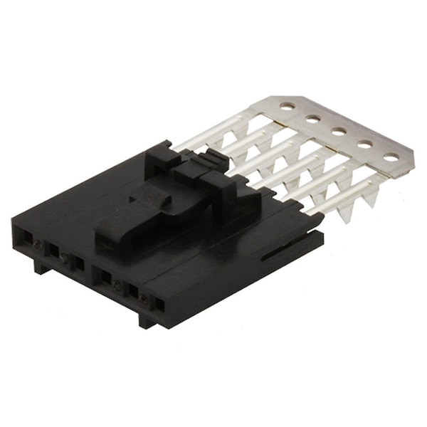 Molex Ffc/Fpc Connector, 6 Contact(S), 1 Row(S), Female, 0.1 Inch Pitch, Crimp Terminal, Latch, Plug 15388060 - main